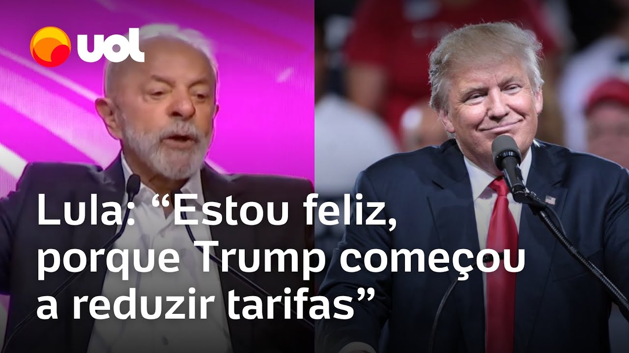 Lula comemora remo&ccedil;&atilde;o de parte das tarifas de Trump: 'Ningu&eacute;m respeita quem n&atilde;o se respeita'