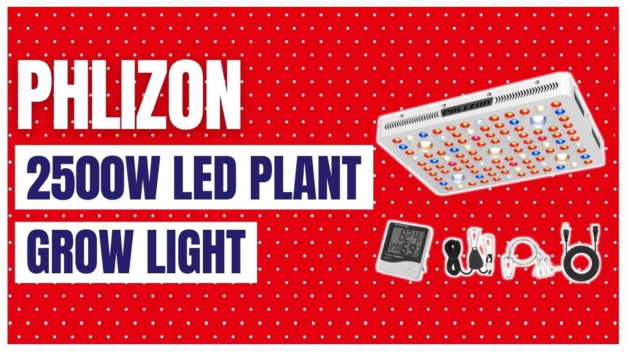 Phlizon CREE COB Series 2500W LED Plant Grow Light Full Spectrum