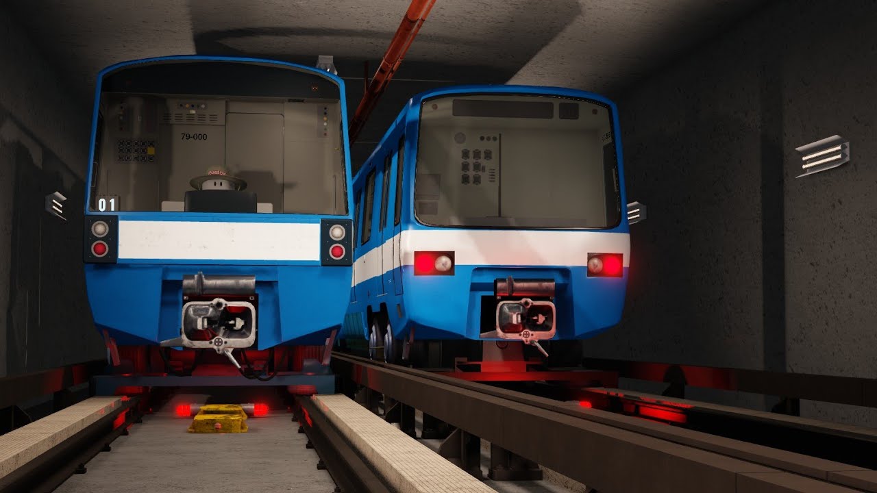 Playing the Montreal Metro Yellow Line game on Roblox by @Skinflec 🟡 new MR-73 metro train 