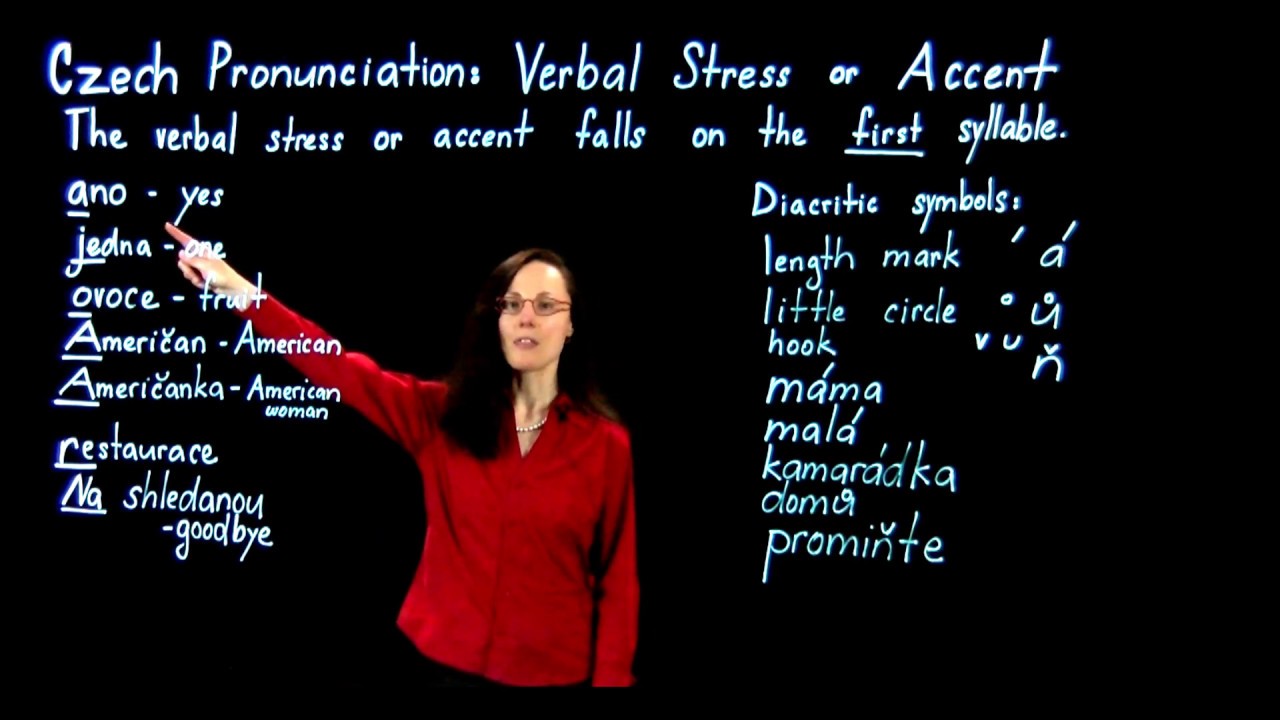 Czech Pronunciation- Verbal Stress or Accent