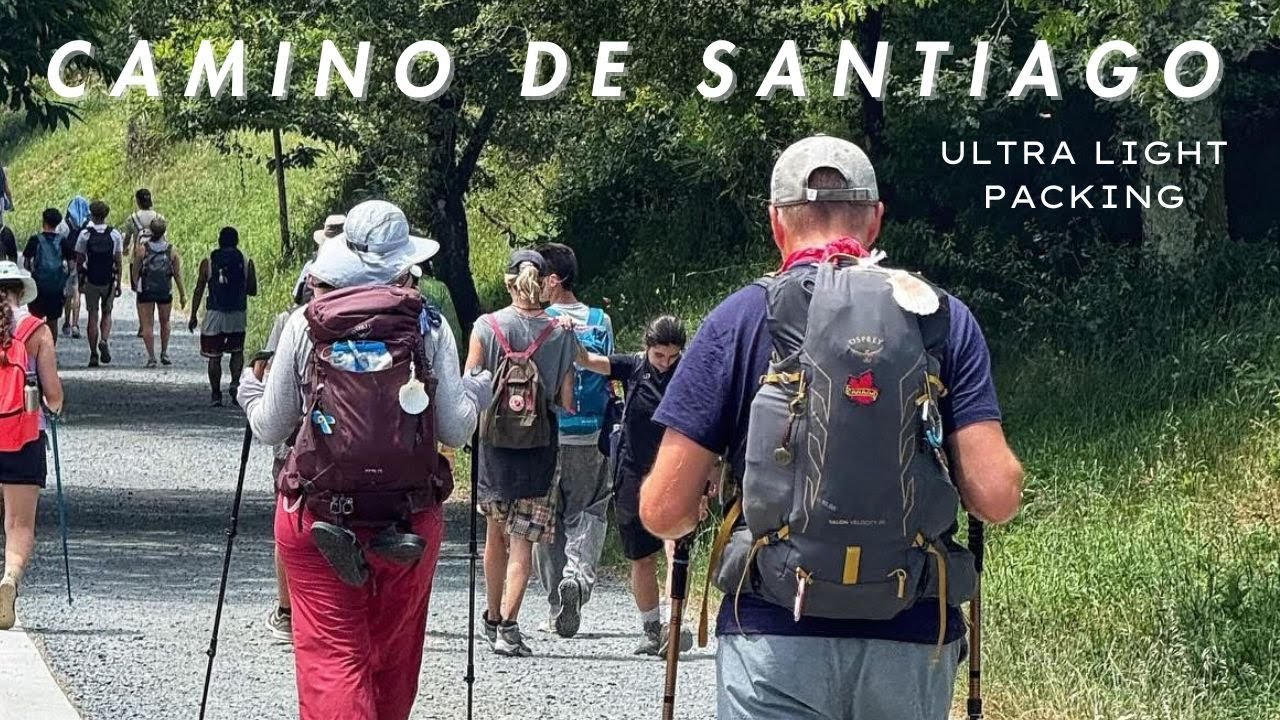 Camino de Santiago - Men's lightweight packing list