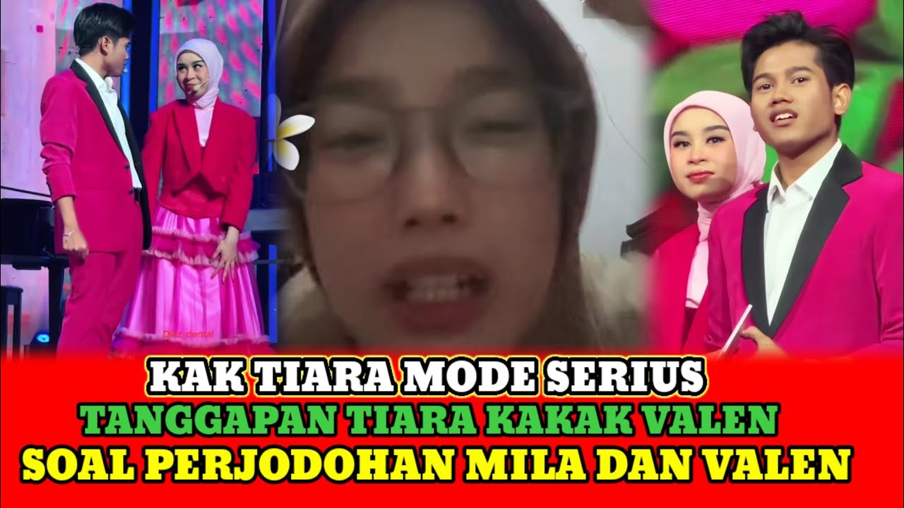 TANGGAPAN KAKAK VALEN SOAL PERJODOHAN MILEN. 