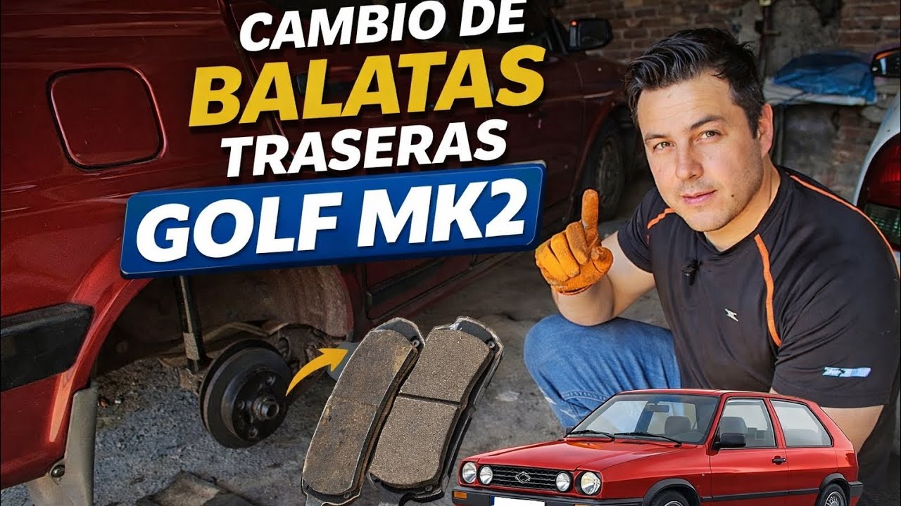 Cambio de balatas traseras golf mk2