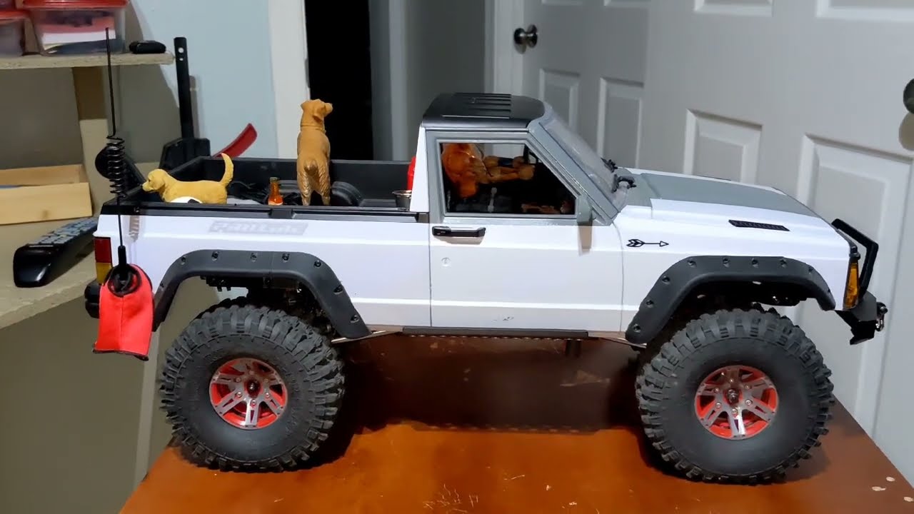 Injora/Austar SCX10 Modified Chassis & Body #rctrucks #rccustom #axial #injora #scx10