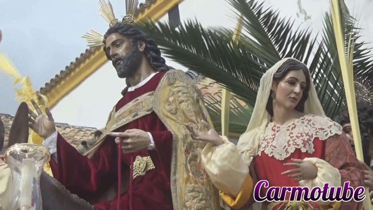 Salida de la Hermandad de la Borriquita del Viso del Alcor - Semana Santa 2018