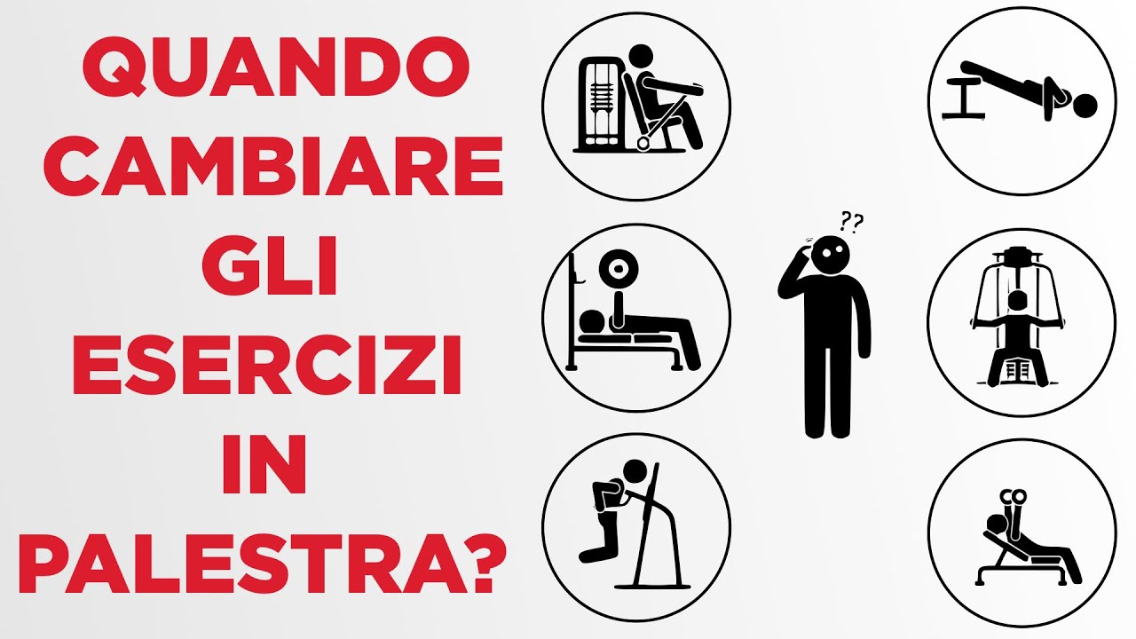 Ogni quanto cambiare gli esercizi in palestra