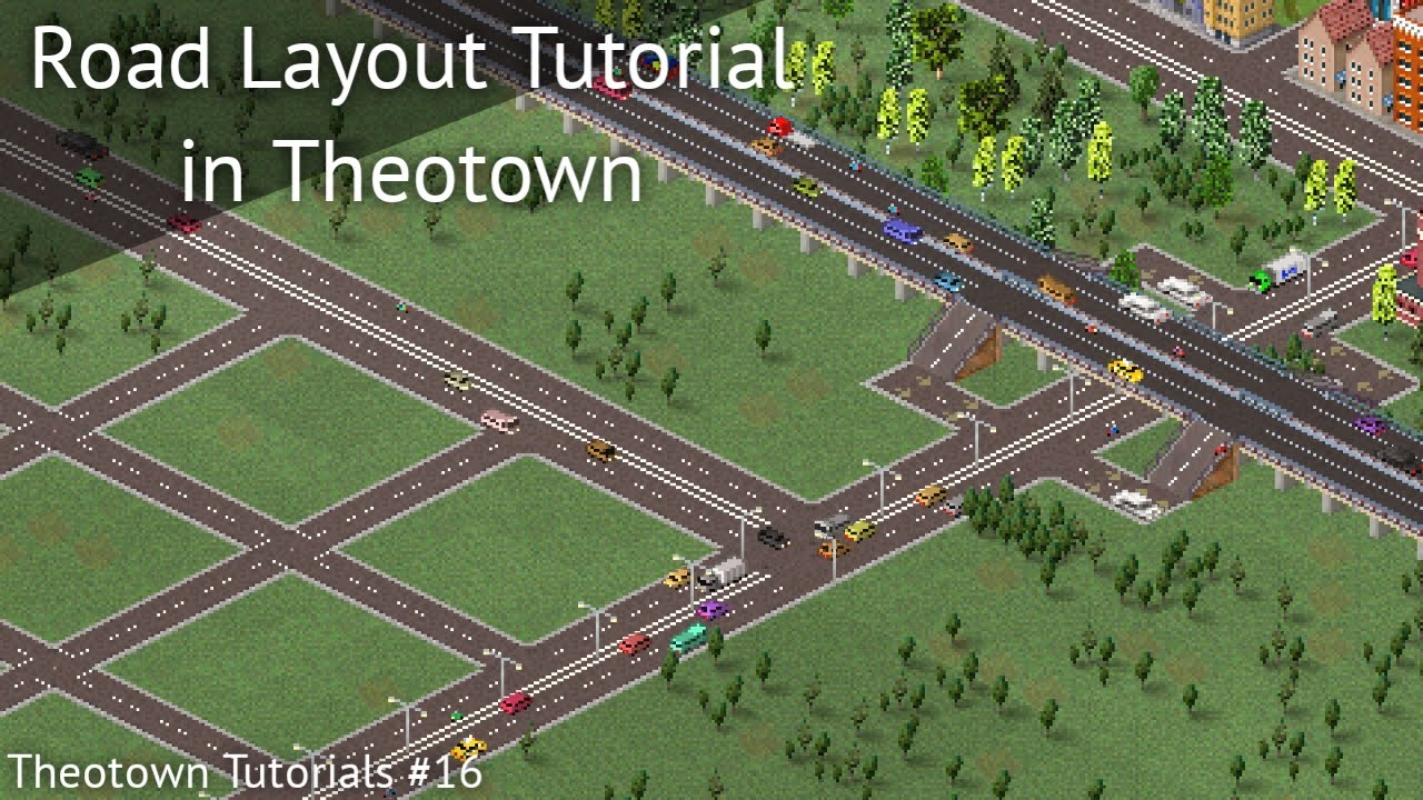 Road Layout Tutorials in Theotown - Theotown Tutorials #16