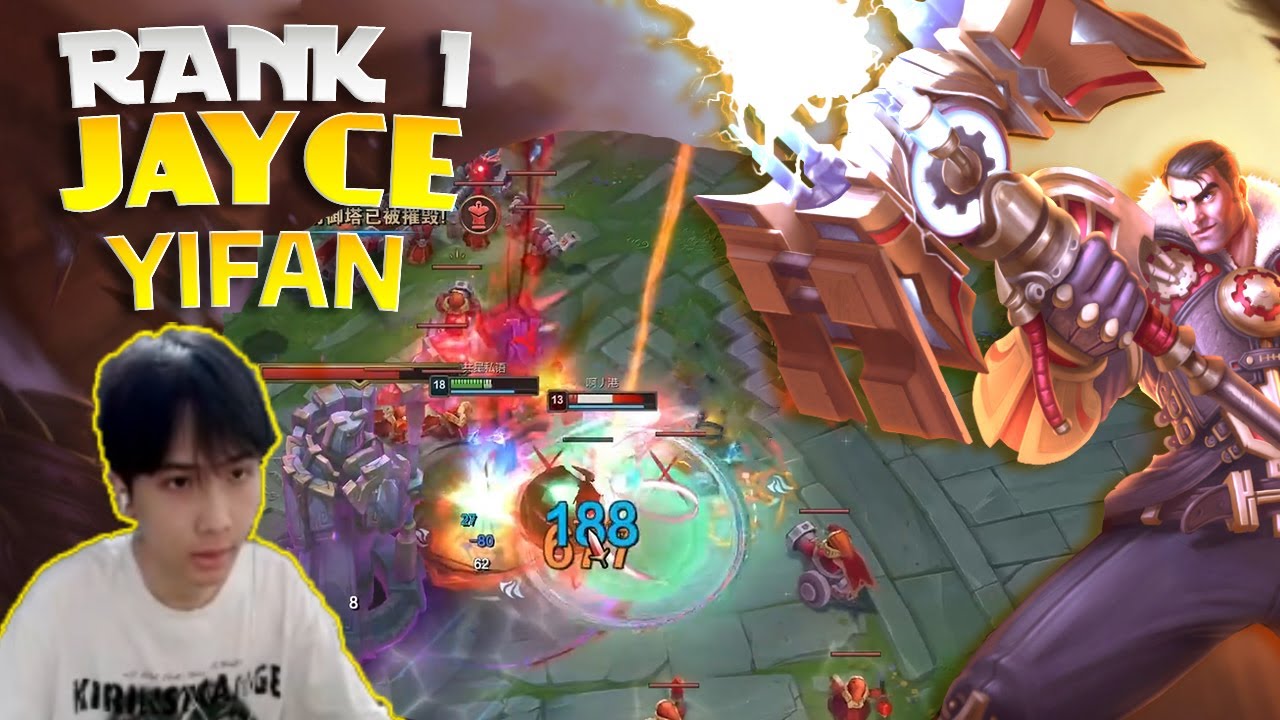 JayceKing YiFan Jayce vs Malphite - YiFan Rank 1 Jayce Guide - Master Elo