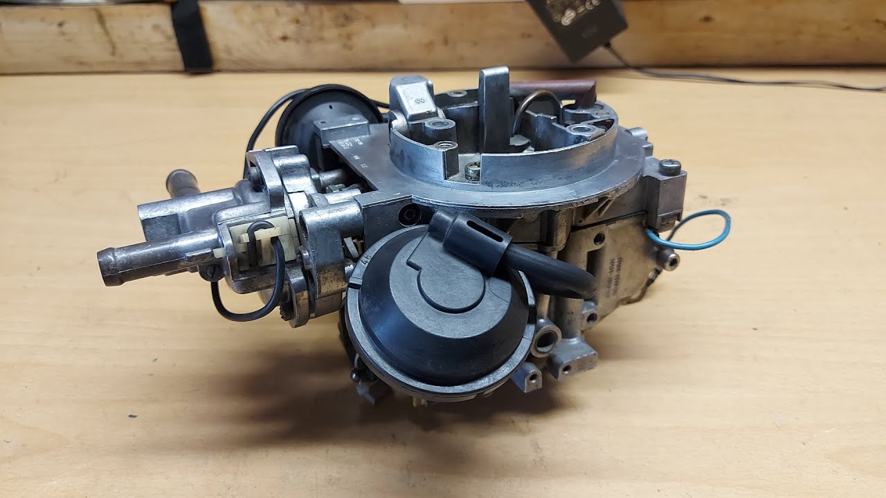 Pomarańczowa Skoda 105 renovation part27 - Skoda Favorit carburetor cleaning  - #pomaranczowaskoda