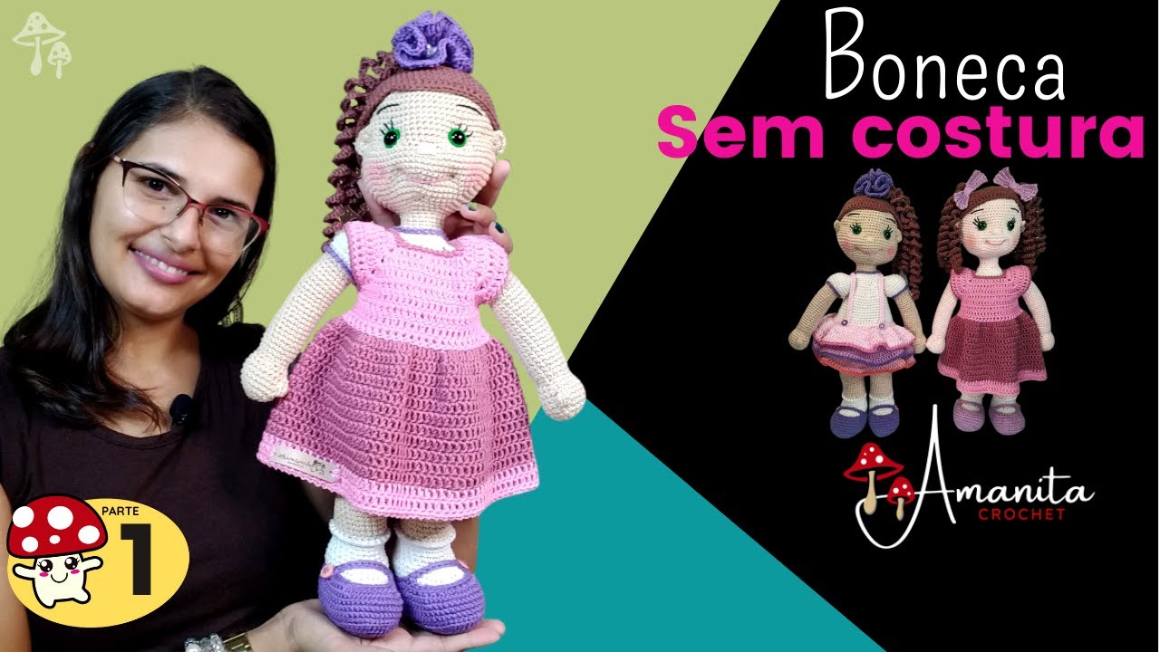 ∙∘○ amigurumi ○∘∙ Boneca sem costura » 1/5