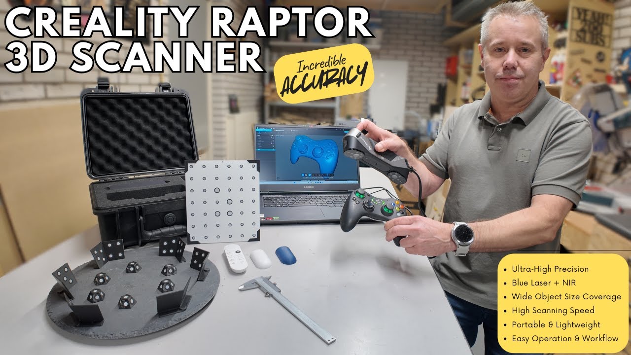 Creality Raptor 3D Scanner: The Ultimate Tool for Makers & 3D Artists