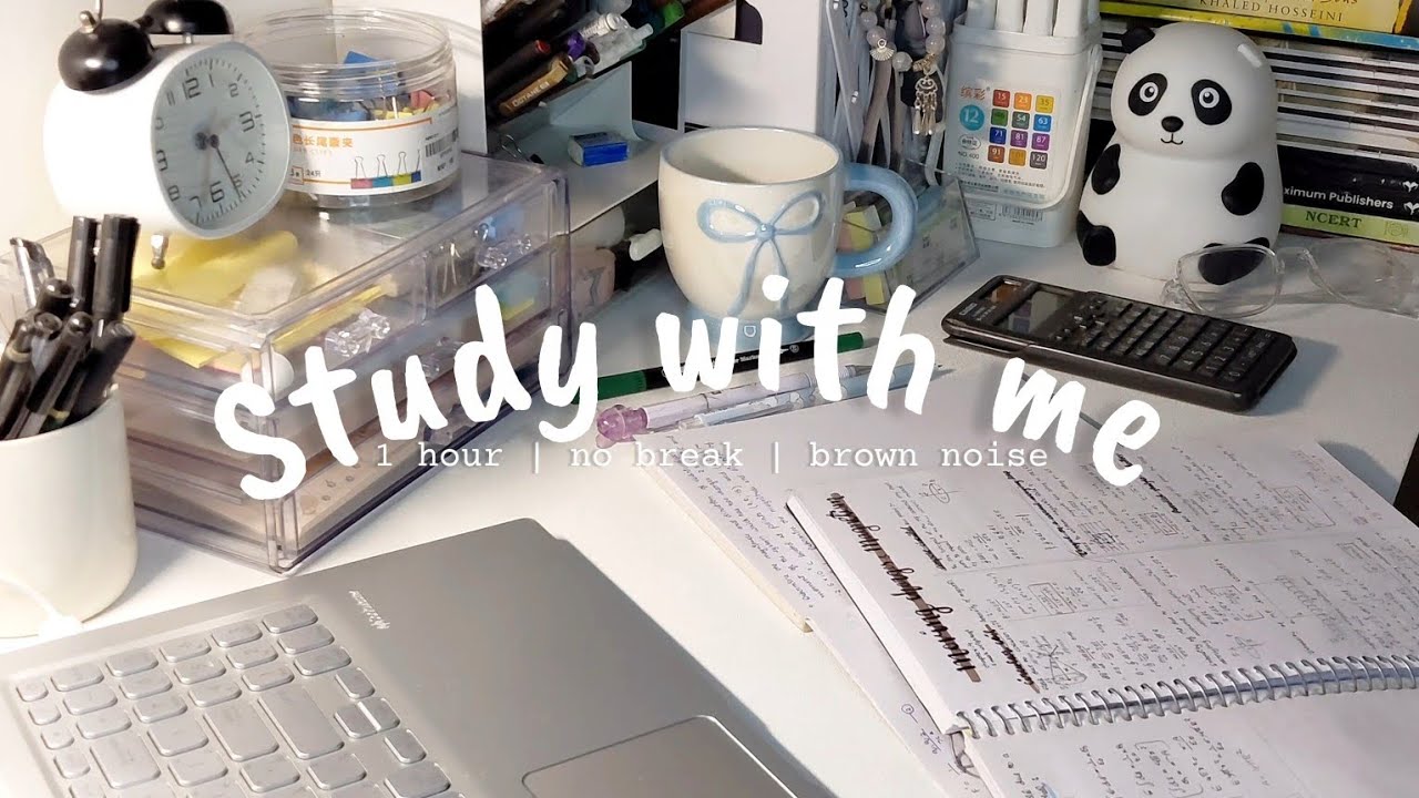 STUDY WITH ME 📝🖇 | no breaks | no music | no editing | complete focus