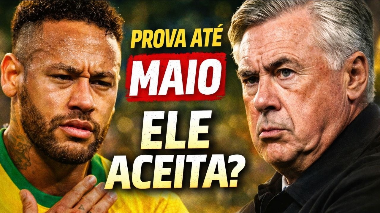 O PLANO SILENCIOSO DE ANCELOTTI: MAIO DECIDE NEYMAR NA SELEÇÃO