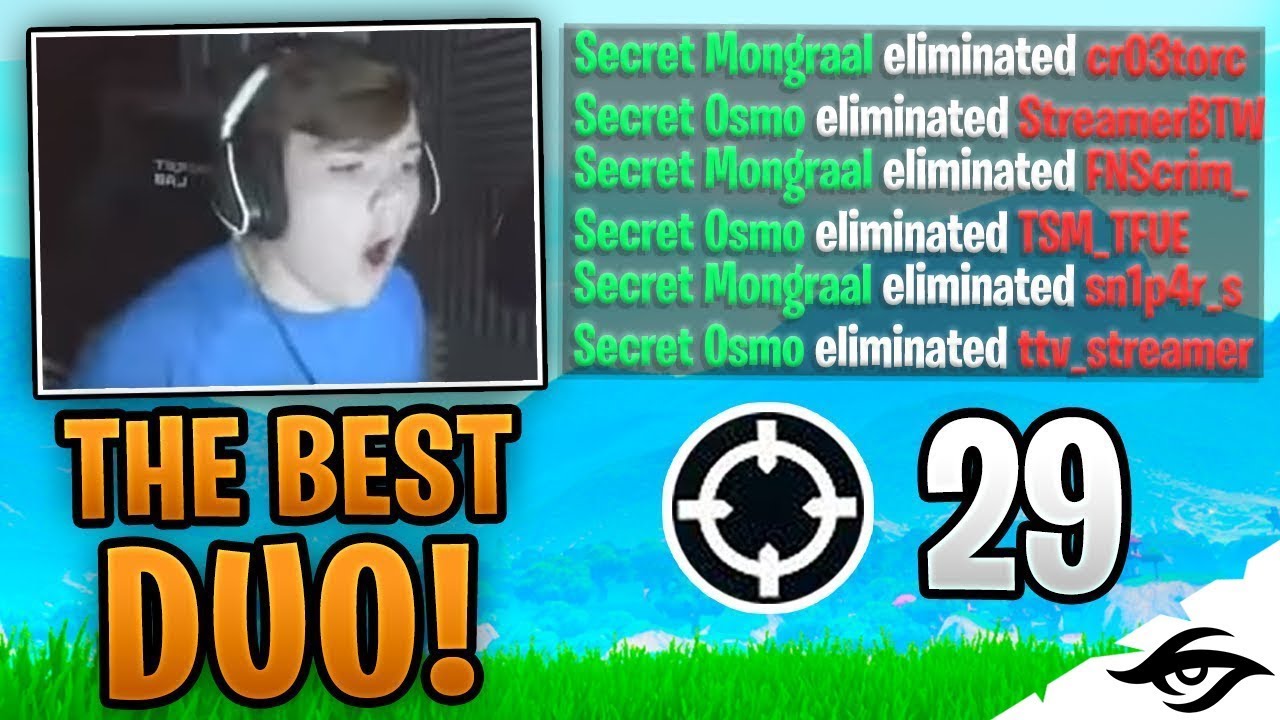 Mongraal | DROPPING 29 KILLS IN PRO FORTNITE SCRIMS! (Fortnite Duo Win Ft. Secret Osmo)