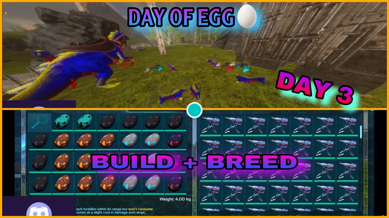 ( ARK MOBILE ) NEW ! op dinos 🥳🎁 BREED + BUILD BASE 😍 [ S3E3 ]