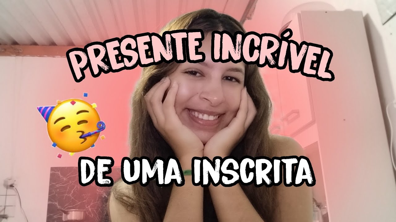 UM PRESENTE DE UMA INSCRITA/ MUITO FELIZ! 😭