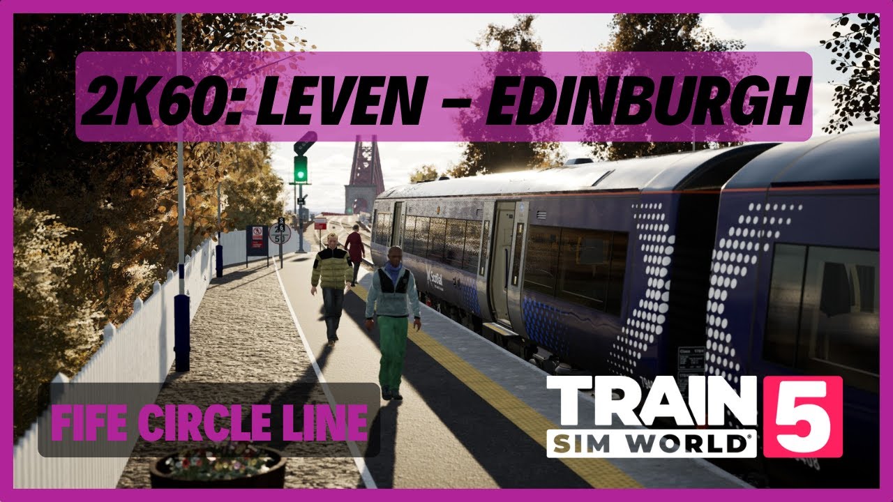 TSW5 | 2K60: Leven - Edinburgh | Scotrail Class 170 | Fife Circle Line (Leven Extension) | AWS DSD