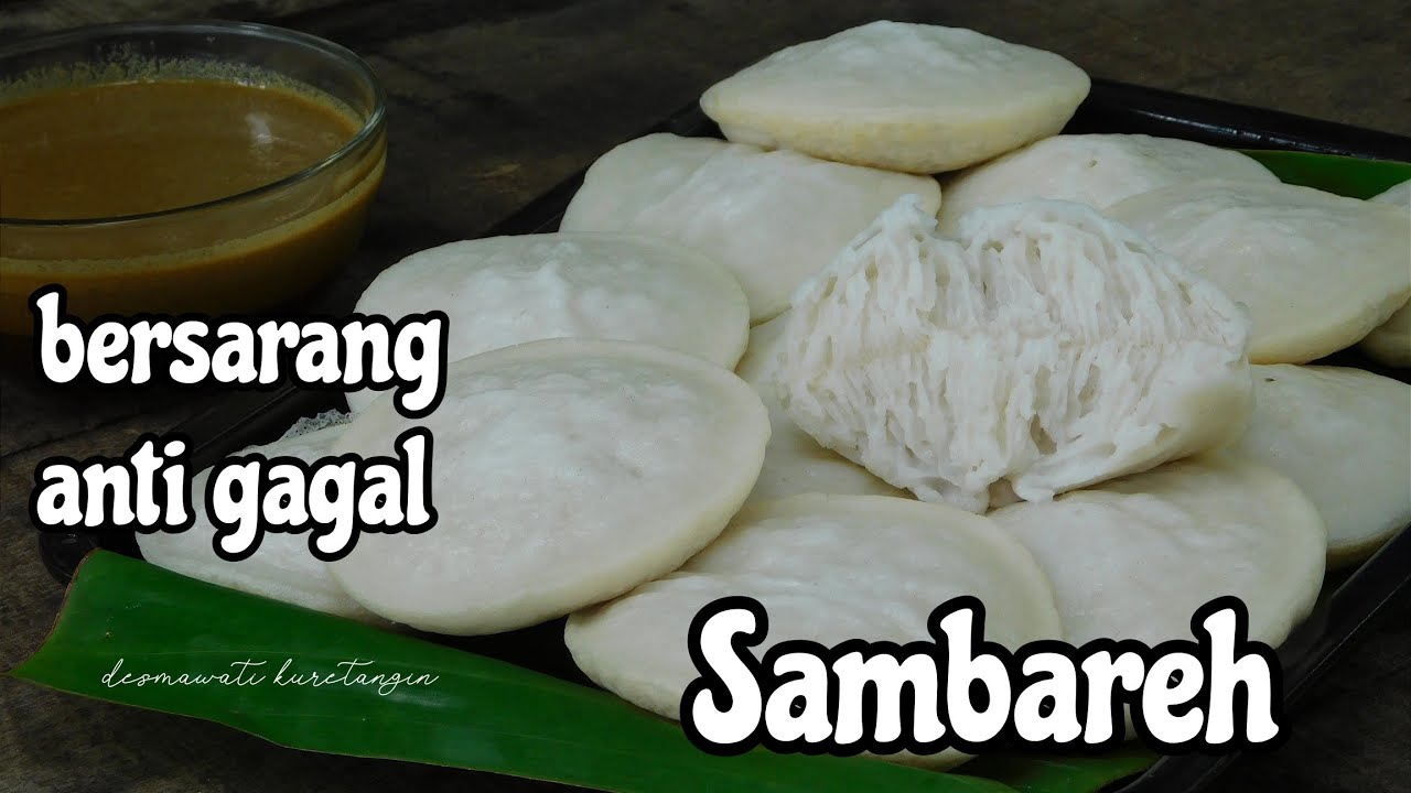 Resep Sambareh Khas Pariaman Sumatera Barat| Serabi Tepung Beras Termudah
