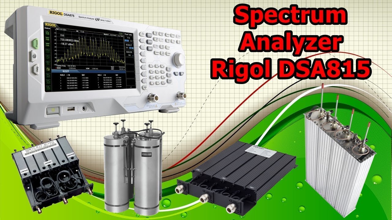 🚩Como Ajustar O Calibrar Un Duplexor (Spectrum Analyzer Rigol DSA815) Bien Explicado [1080p 60Fps]🏆