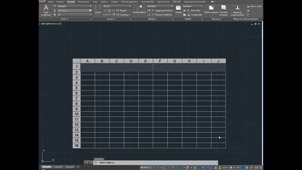 TABELLE - Computi, distinte materiali, relazioni tecniche... - Costruzione e gestione - AutoCAD