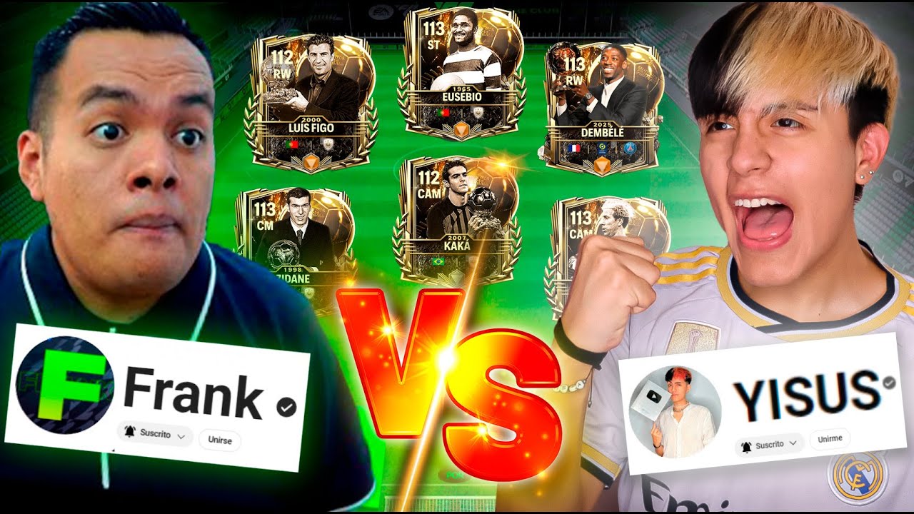 FRANK vs YISUS en FC MOBILE &iquest;QUIEN ES EL MEJOR? 😱 *PARTIDO DEFINITIVO*