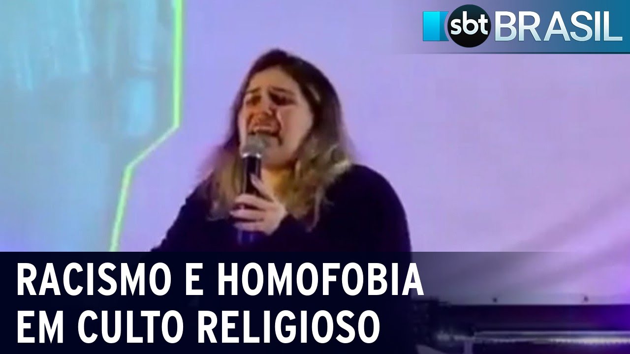 Religiosa é investigada por racismo e homofobia em culto | SBT Brasil (03/08/21)