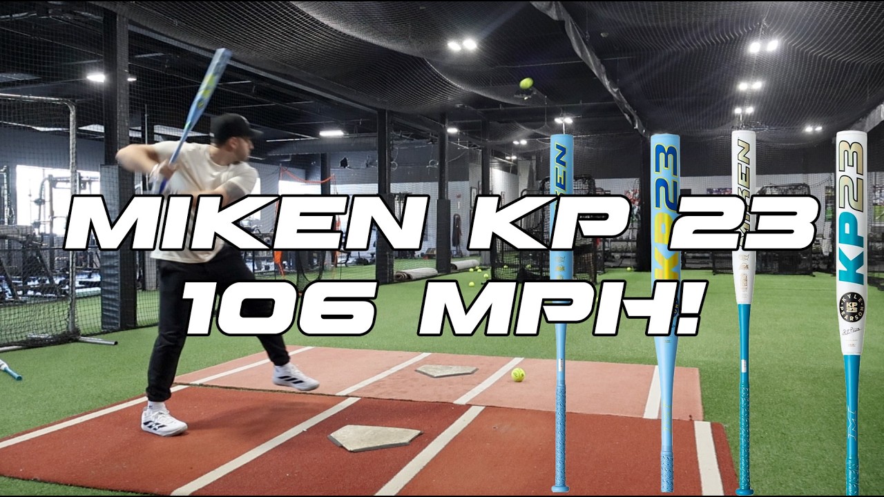 106MPH! HITTING THE 2026 MIKEN KP 23 1 & 2 PIECE| SLOWPITCH SOFTBALL BAT REVIEW! FREE GIVEAWAY!