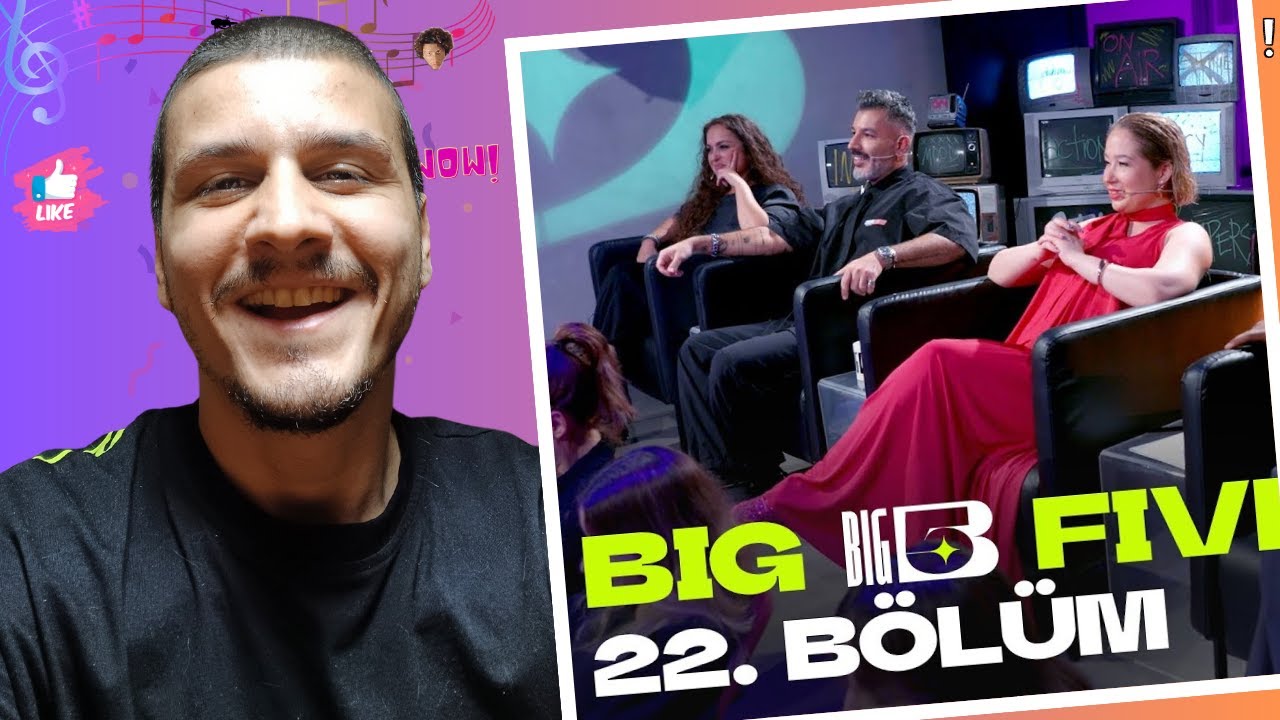 Big5 Türkiye | 22. Bölüm : VOKAL GÖREVİ - Reaction