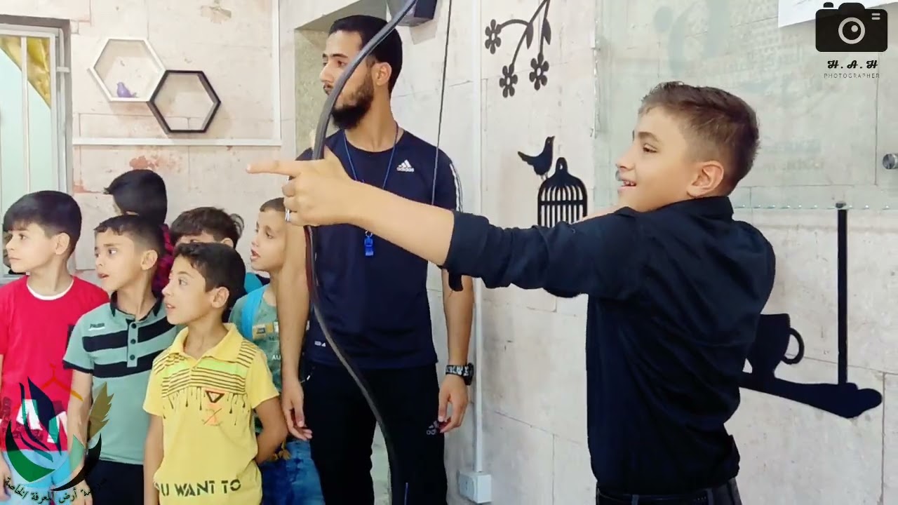 حماس_النادي الصيفي في /مدرسة أرض المعرفة الخاصة/💙✨