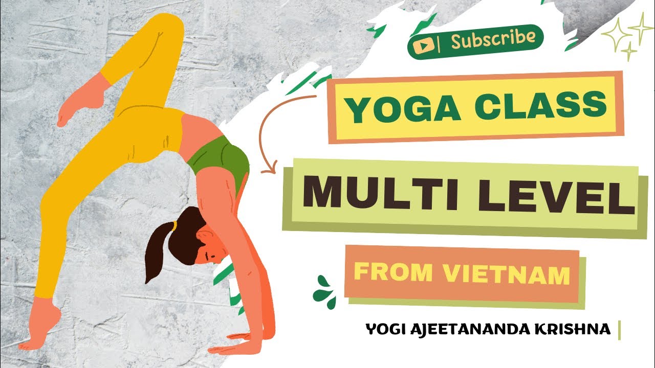 🔴LIVE : Multi Level Yoga Class From Vietnam || Yoga for Improve your strength & Flexibility #viral