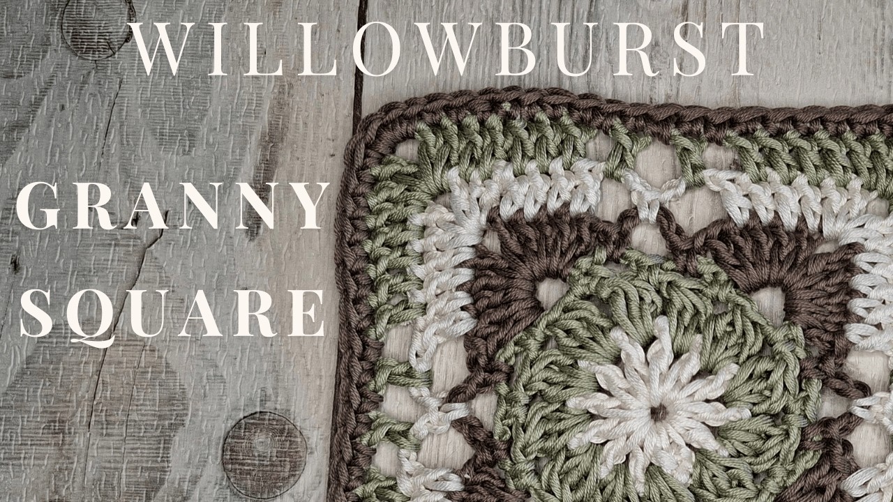 How to Crochet a Modern Granny Square | The Willowburst Pattern