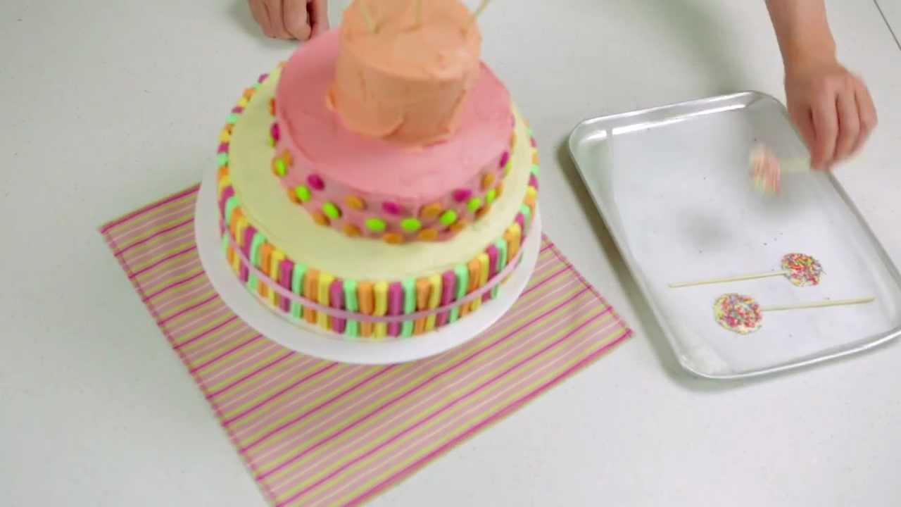 HOW TO: decorate a candy land cake