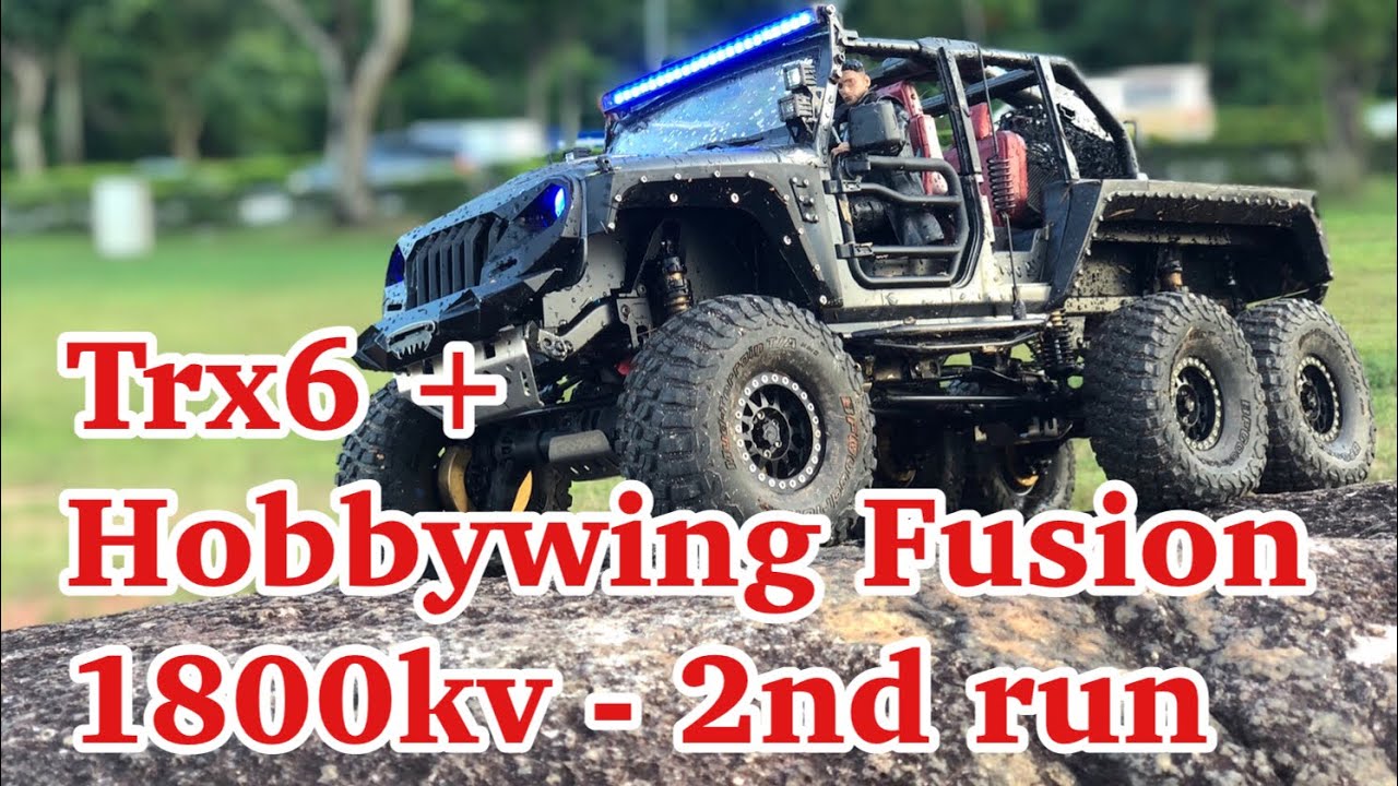 Trx6 with Hobbywing Fusion 2nd Run