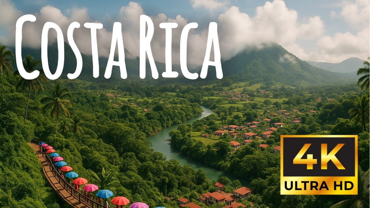 Relaxing Scenes of Costa Rica Chill Vibes 4K Video✨ 🇨🇷 Chill Vibes Visual Travel Guide