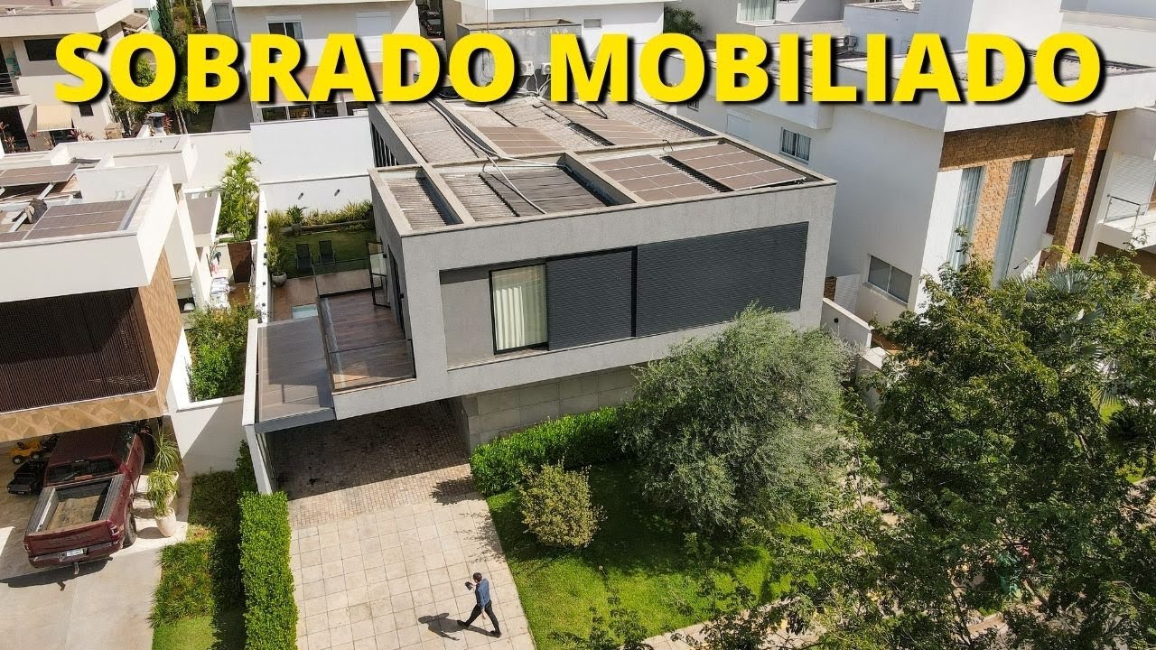 MOBILIADA E COMPLETA | SOBRADO MODERNO À VENDA NO JARDINS VALÊNCIA | GOIÂNIA