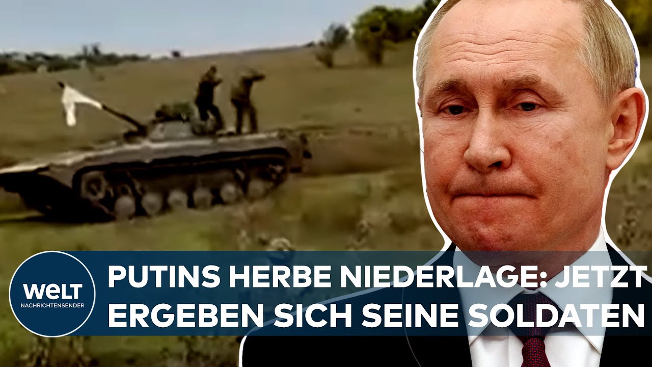 UKRAINE-KRIEG: Putins herbe Niederlage! Russen ergeben sich - sie wollen kein Kanonenfutter sein