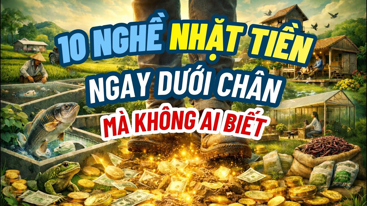 10 Nghề Nhặt Tiền Rơi Ở Nông Thôn: Cơ Hội Ngay Dưới Chân Bạn
