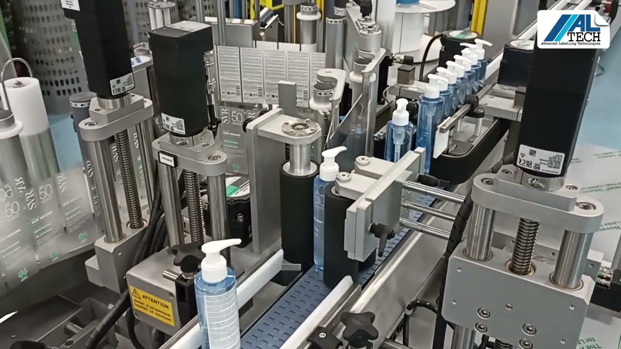 Etichettatrice per Flaconi Cilindrici nel Settore Cosmetico - ALTECH