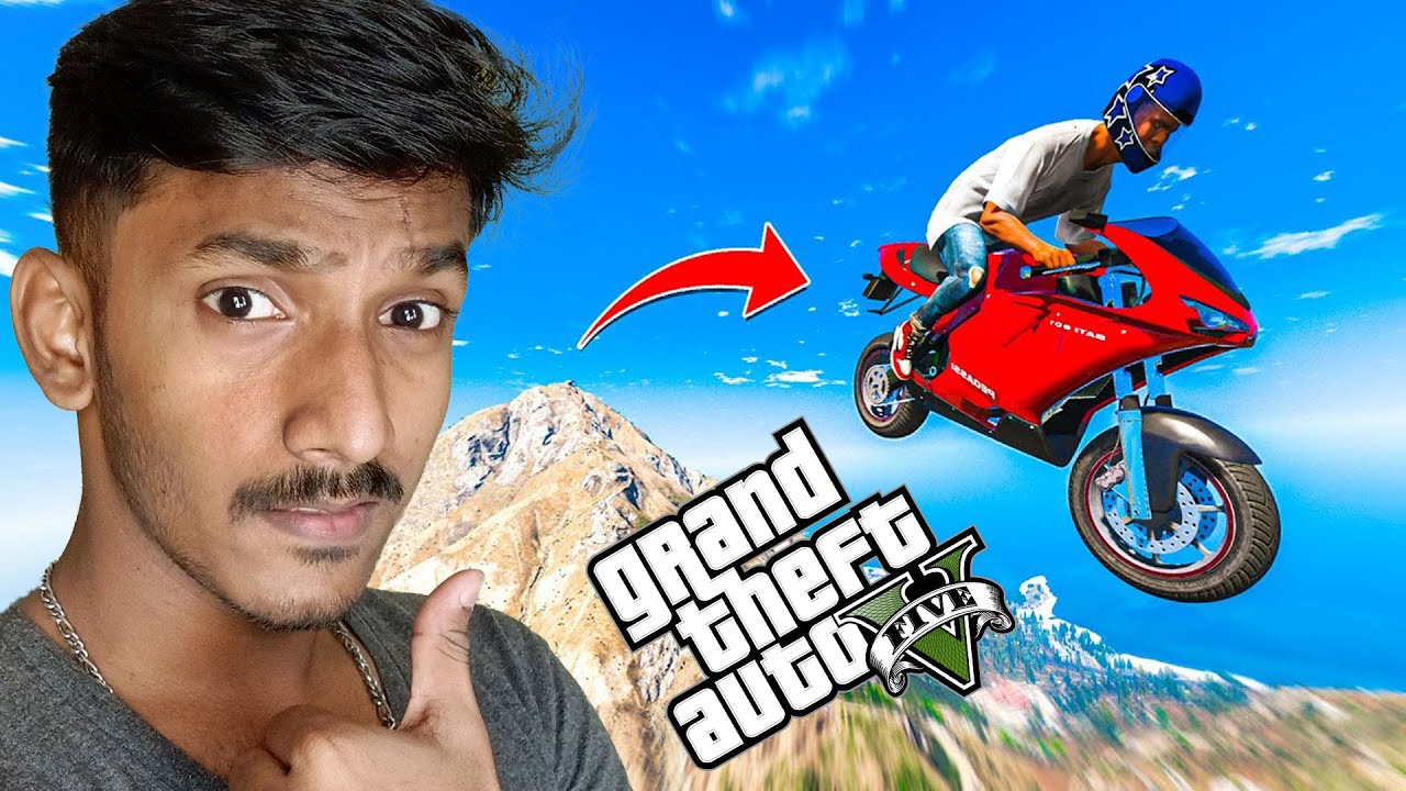 GTA 5 Tamil - Bike Stunt Race - Race No 65 - GTA 5 Funny Moments - Sharp Tamil Gaming