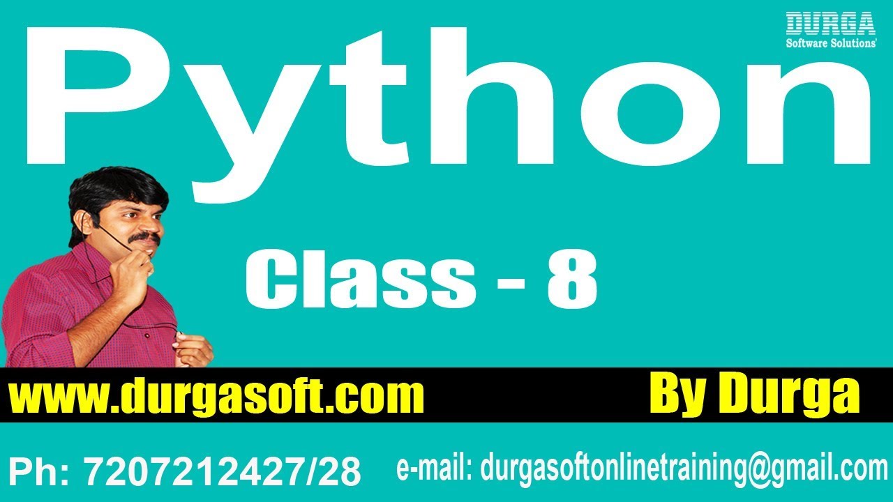 Learn Python Programming Tutorial Online Training by Durga Sir On 05-02-2018