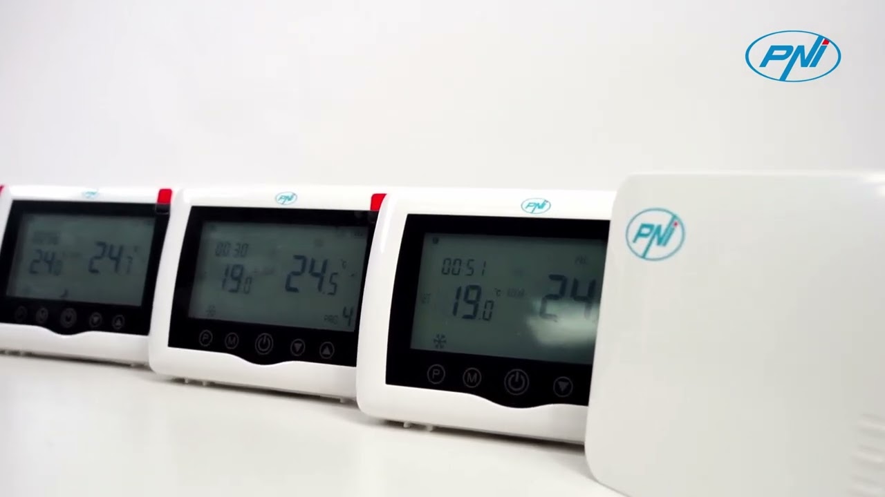 Termostat inteligent PNI CT440 fara fir, cu WiFi, control 4 zone prin Internet RO