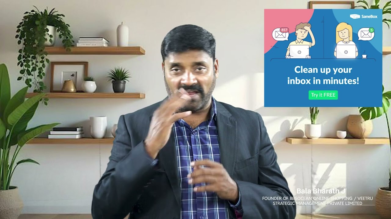 AI Tools of the Day &ndash; SaneBox AI | Clean Your Inbox with Smart Email AI | Bala Bharath J