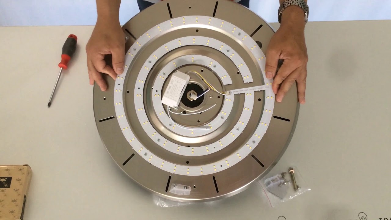 MONTAJE VENTILADOR LED MODELO SELENE