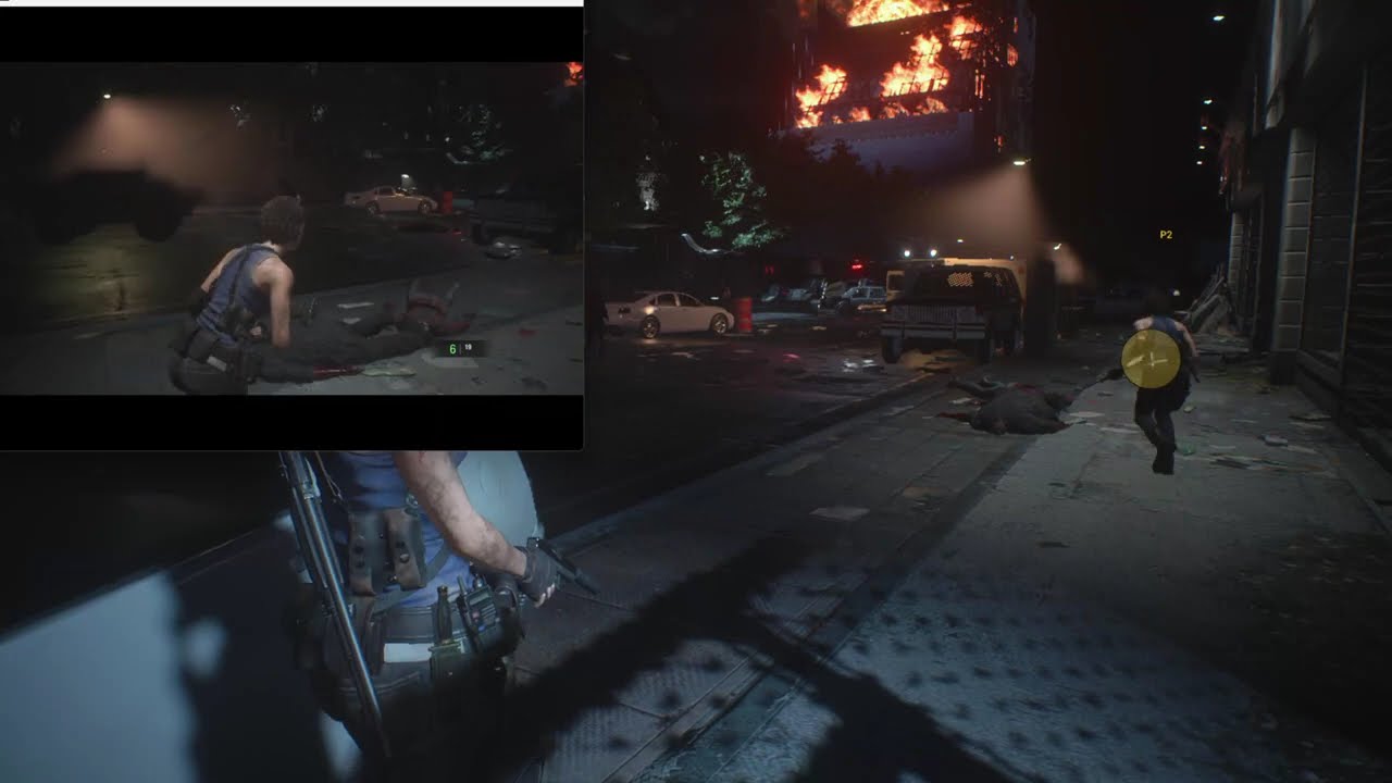 Resident Evil 3 REmake - Co-Op Mod | Enemy Sync Test