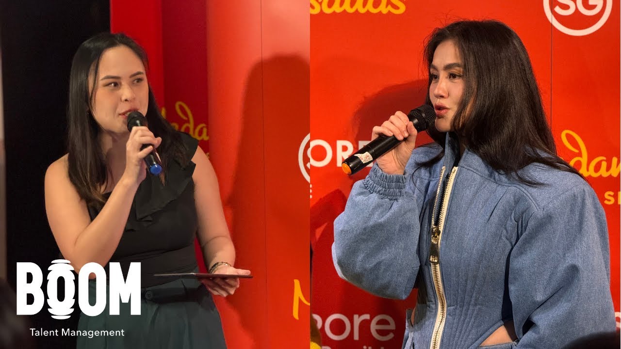 AGNEZ MO Madame Tussauds Fan Meet with Emcee Nat Koh