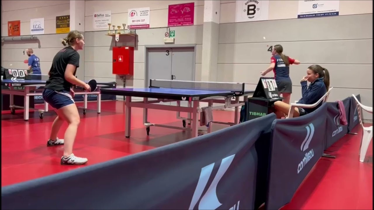Nos DAMES et la Régionale 1 🏓 // Gembloux VS Logis Auderghem (16/11/24)