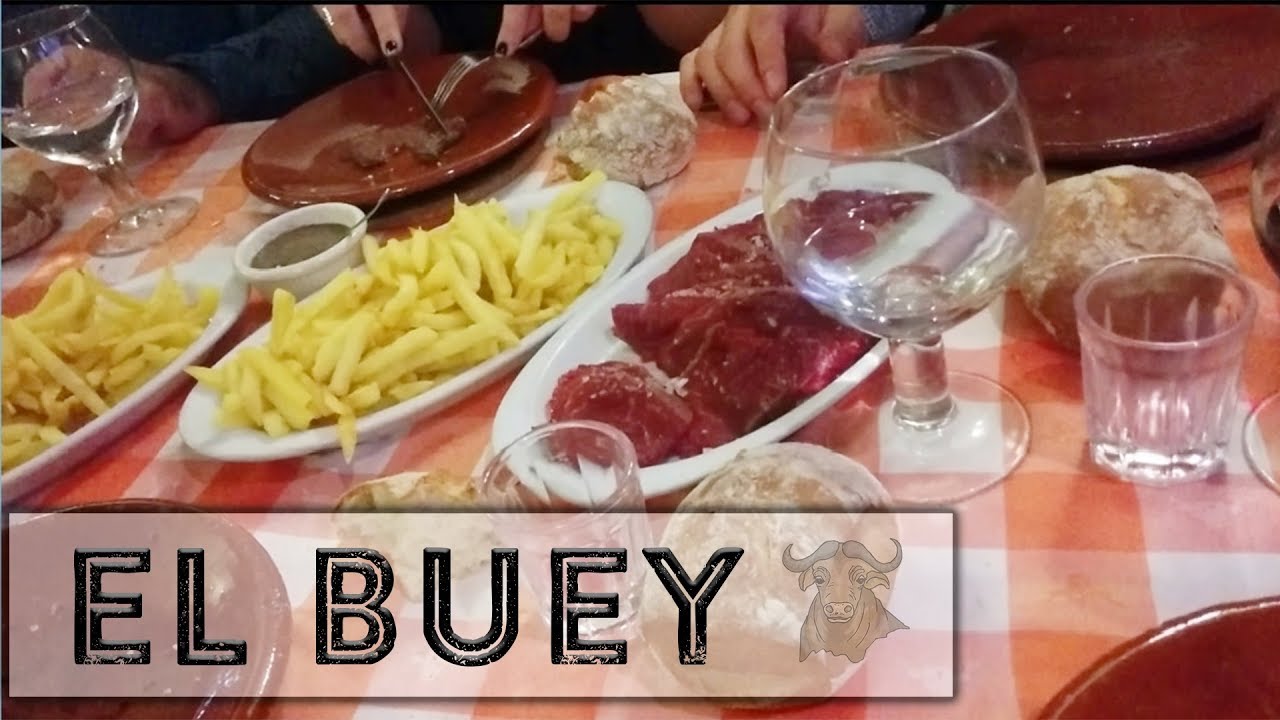 Comer en Restaurante El Buey, Madrid (comida tradicional española) qué gran placer