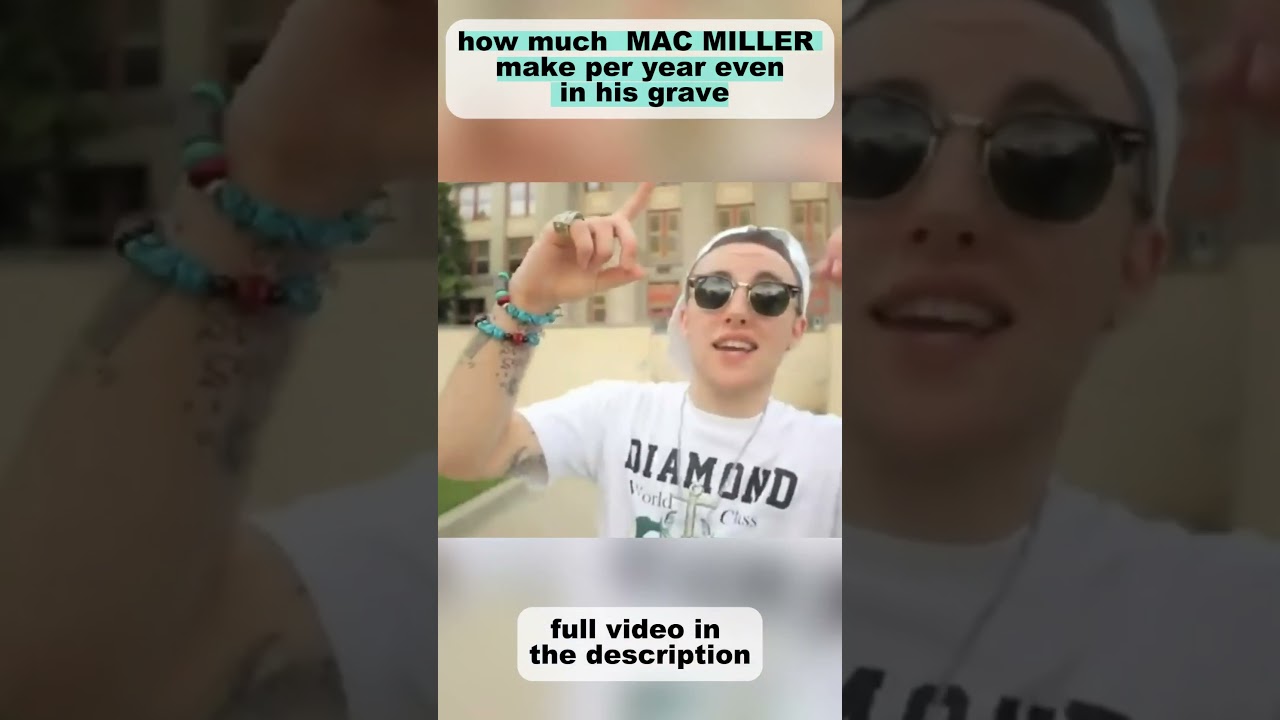 how much  MAC MILLER make per year in his grave 