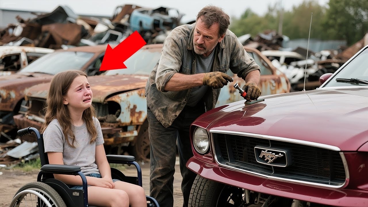 Poor Mechanic Fixes Disabled Girl’s Dream Car—Next Day, Her Billionaire Mom Come to Change Hi