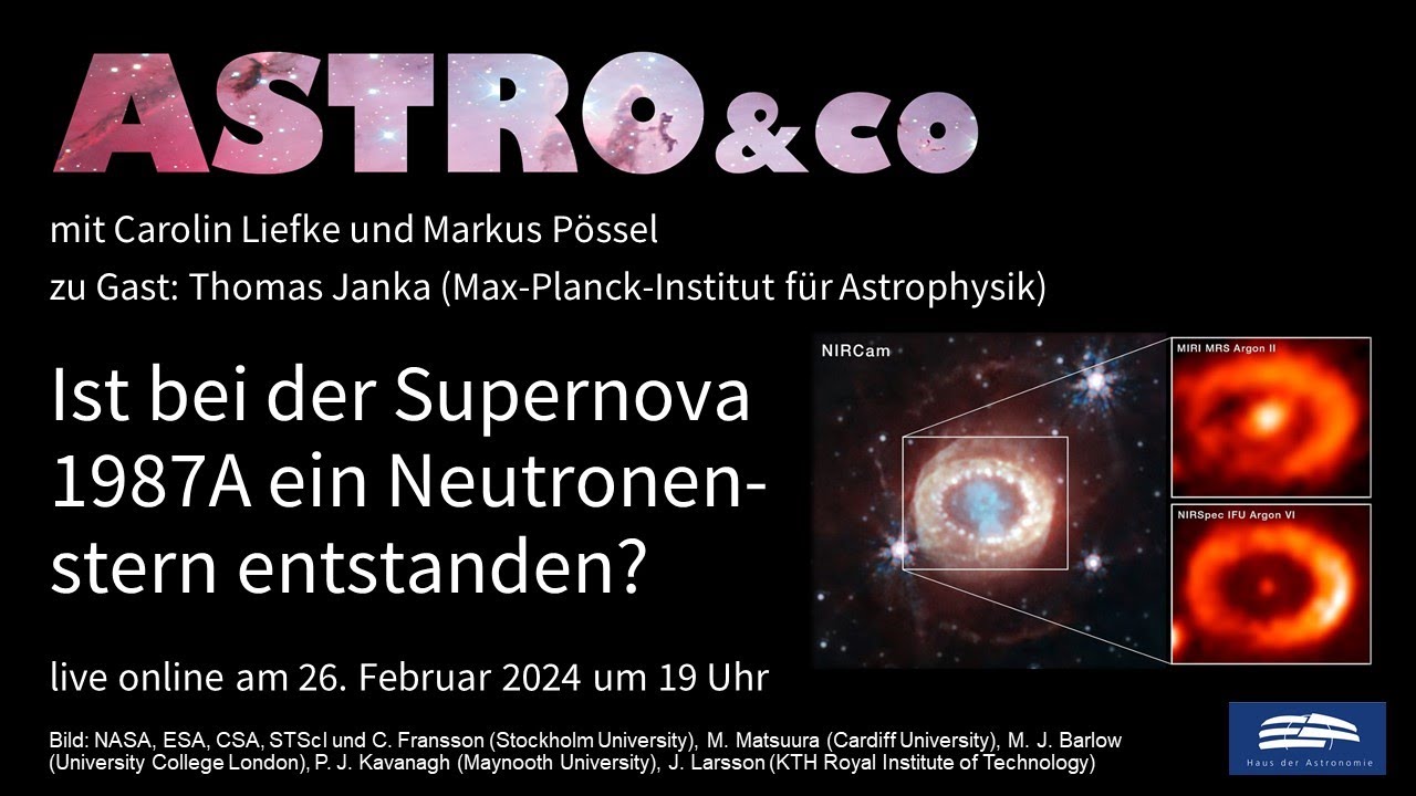 Ist bei der Supernova 1987A ein Neutronenstern entstanden?